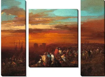 Мавританская сцена на закате