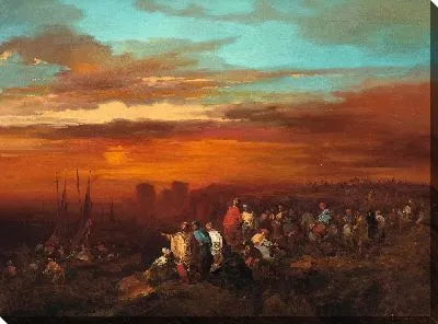 Мавританская сцена на закате