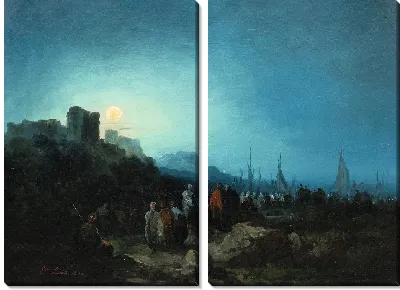 Мавританская сцена при лунном свете