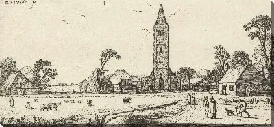 Картина Путешественники на дороге возле Спарнвуде