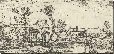 Картина Ферма на канале возле Харлема