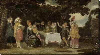 Картина Вечеринка под открытым небом