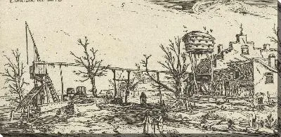 Картина Пейзаж с пивоварней