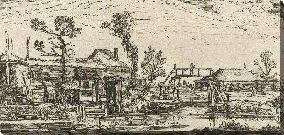 Картина Ферма на канале возле Харлема