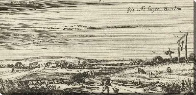 Картина Пейзаж с виселицей возле Гарлема