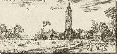 Картина Путешественники на дороге возле Спарнвуде
