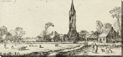 Картина Путешественники на дороге возле Спарнвуде