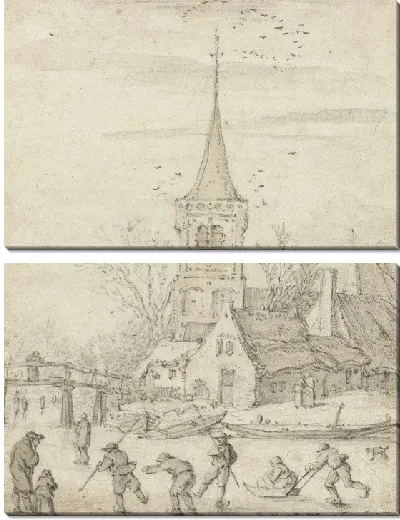 Картина январь