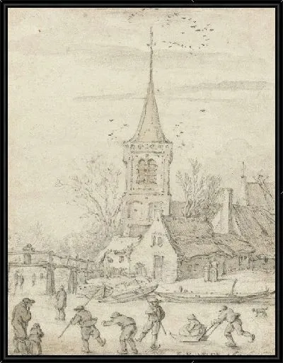 Картина январь