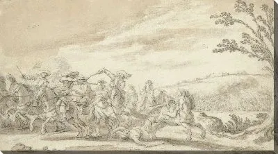 Картина Конная битва