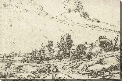 Картина Путь вдоль фермы