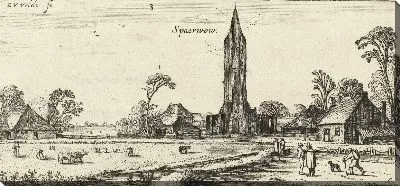 Картина Путешественники на дороге возле Спарнвуде