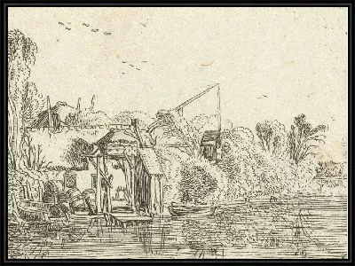 Пивоварня на берегу реки