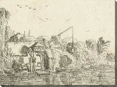 Пивоварня на берегу реки