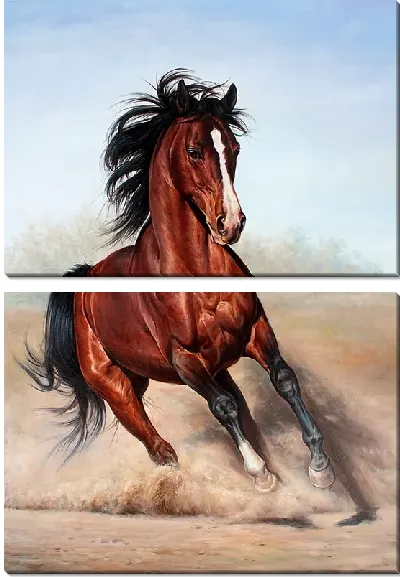 Модульная картина Лошадь (Horse) №10