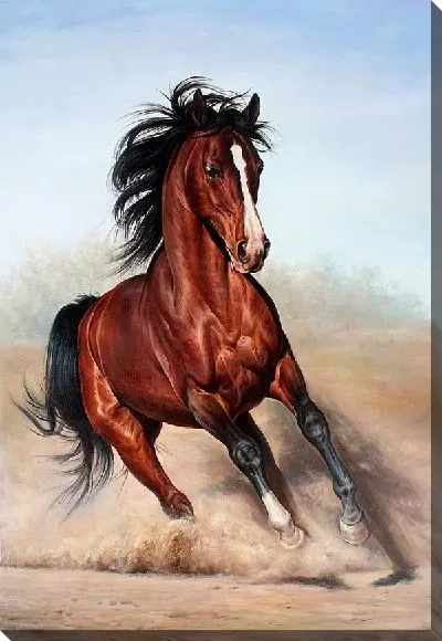 Картина маслом Лошадь (Horse) №10