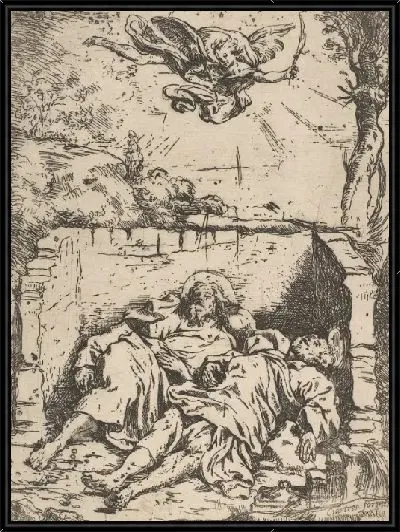 Картина Смерть святых апостолов Петра и Павла (святых апостолов Петра и Павла в гробнице)