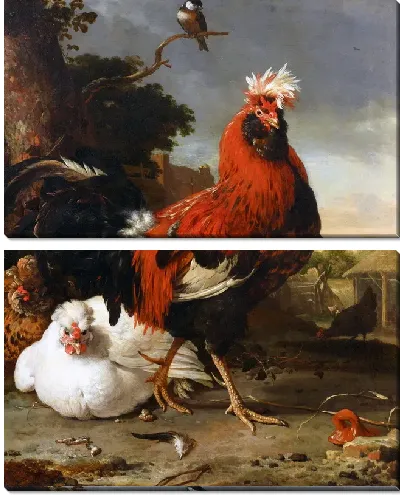 Картина Курицы (Chickens) №3