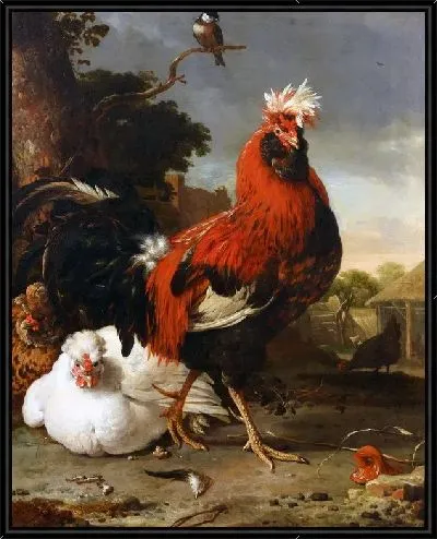 Картина Курицы (Chickens) №3