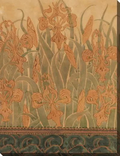 Картина Этюд по тиснению для ткани