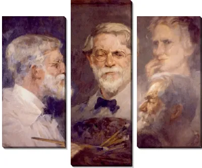 Автопортрет в трех положениях