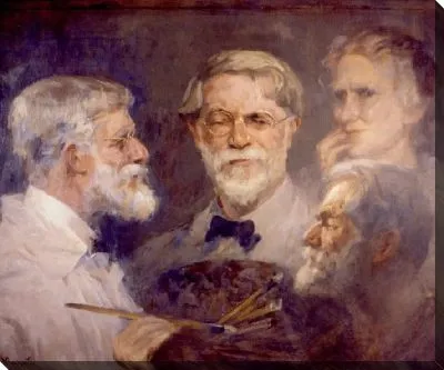 Картина Автопортрет в трех положениях