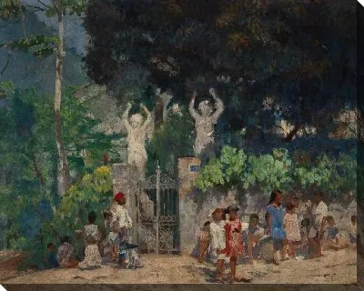 Картина По дороге в школу