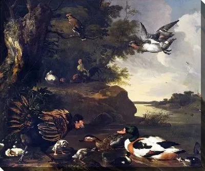 Картина маслом Утки (Ducks) №3