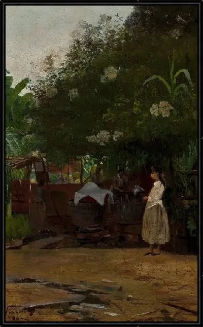 Картина Пейзаж с рисунком