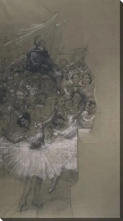 Картина Балерины и Карлос Гомес.