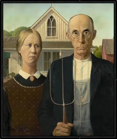 Картина американская готика