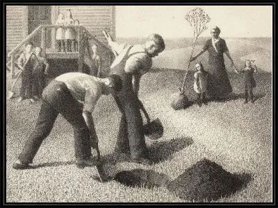 Группа посадки деревьев