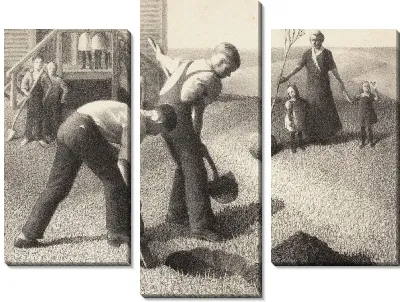 Группа посадки деревьев