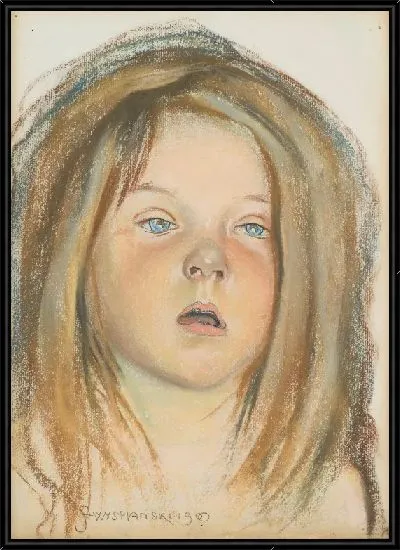 Картина Голова маленькой Елены