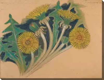 Картина Соу расторопши цветы. Эскиз росписи декора приходской церкви в Бече