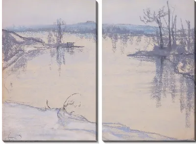 Река Висла, недалеко от Кракова