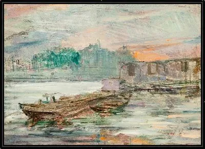 Баржи на Сене