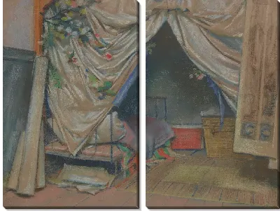 Картина Интерьер парижского ателье