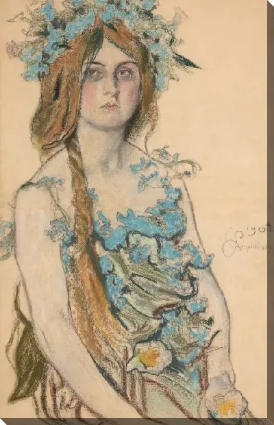 Картина Касавица (красивая женщина) в спектакле «Болеслав Смелый»