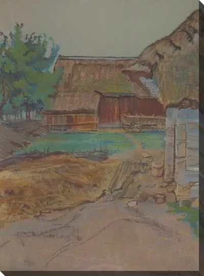 Картина Ветвь деревня