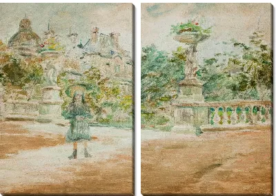 Картина Люксембургский сад в Париже