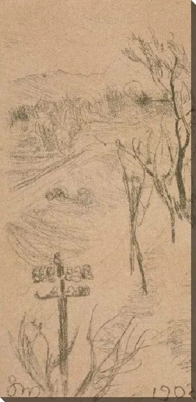 Картина Пейзаж с Костюшской горкой