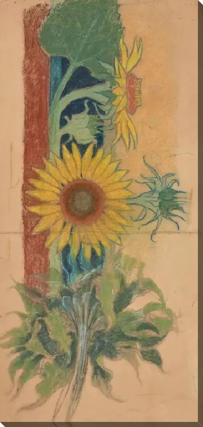 Картина Подсолнухи №6