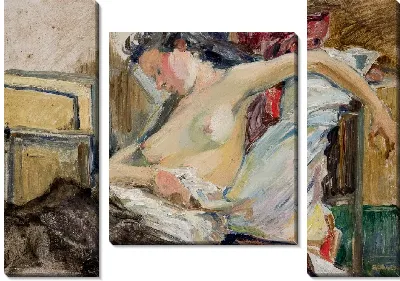 Картина Женщина, полуобнаженная