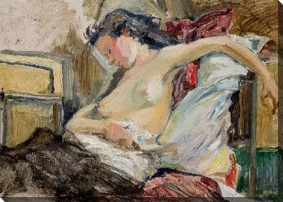 Картина Женщина, полуобнаженная