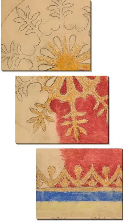 Картина Звезды. Эскиз росписи в францисканской церкви в Кракове