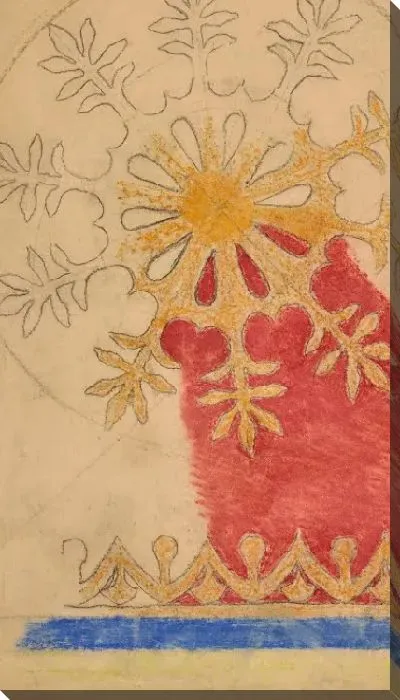 Картина Звезды. Эскиз росписи в францисканской церкви в Кракове