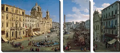 Картина Пьяцца Навона, Рим