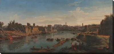 Картина Вид на порт Рипа Гранде