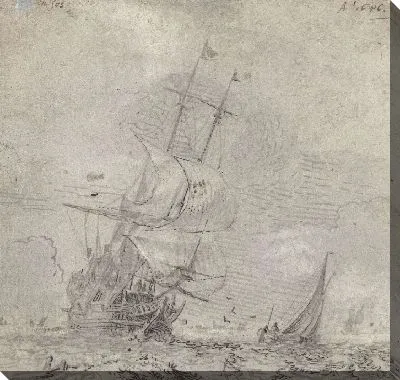 Три мастера с полными парусами